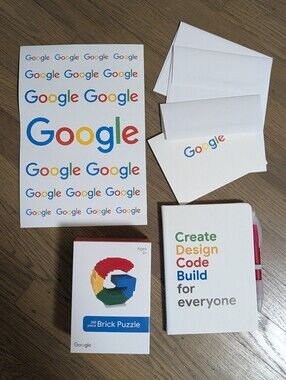 Google Bundle - Notebook, Cards, Stickers, Brick Puzzle